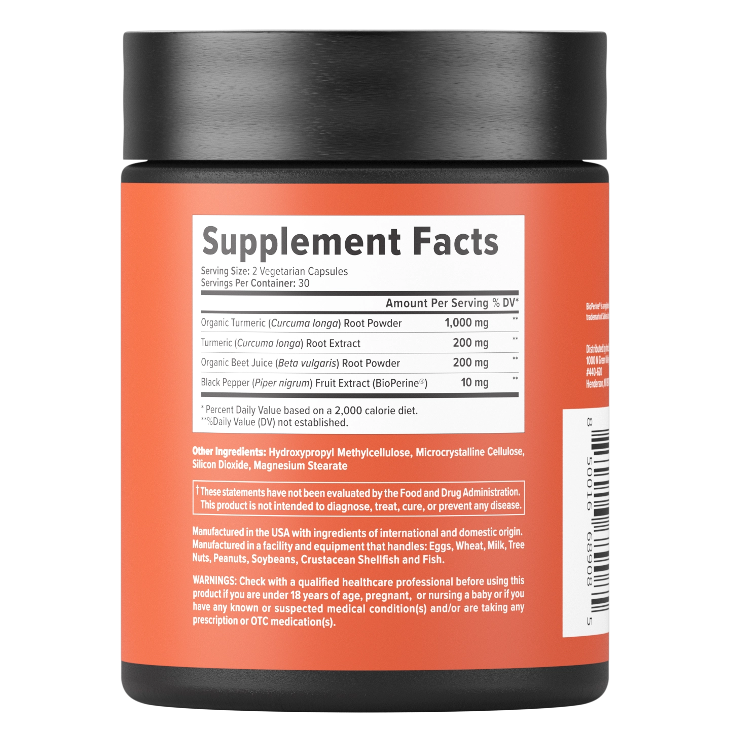 Inno Supps Turmeric Beet Root Complex Antioxidant Gut Health Anti