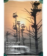 Poster: MI Wildlife Viewing Guide, Great Blue Heron&#39;s Nesting Rookery, 2... - $14.99