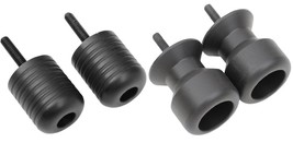 Protek Bar End Swing Arm Spool Slider Kit Yamaha 2015-2023 YZF-R1M YZF-R1S Black - $37.62