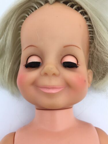 Vintage Ideal Toy Velvet Doll from Crissy Family Growing Hair Blonde 1970  15