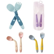 Pink Fong Baby Shark Toddler Forks and Spoon Set - 3 Pieces - Dishwasher  Safe Utensils