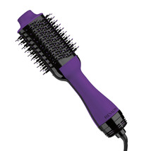 Revlon One-Step Hair Dryer and Volumizer Hot Air Brush, Purple Black Blow Dryer - $30.50