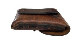 Vintage Handmade Leather Bag Waist Belt Hip Bum Travel Fanny Pouch Utility image 5
