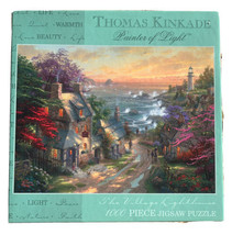 Thomas Kinkade Painter Of Light The Village Lighthouse 1000 Piece Jigsaw... - $23.36