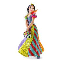 Disney Britto Snow White Figurine 8" High Stone Resin Princess Seven Dwarfs 