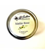 McIntire Saddlery 8 Ounce Hand Poured Soy Blend Candle in Tin- Mattie Ro... - $19.60