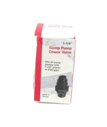Pro Plumber Plastic 1-1/4&quot; Sump Pump Check Valve- 141731 - $7.76