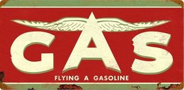Flying A Gasoline Metal Sign 24" by 14" - $45.00