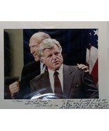 TED KENNEDY Autographed 11x14 photograph with Alan Simpson - $252.45