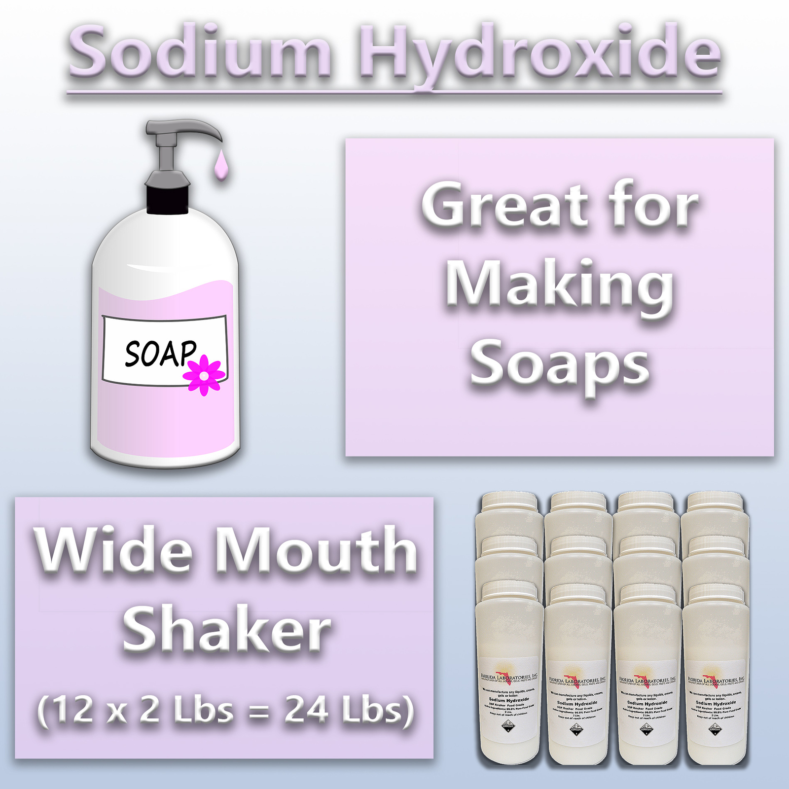 Sodium Hydroxide, 24 Lbs (Pounds), Beads, and 50 similar items