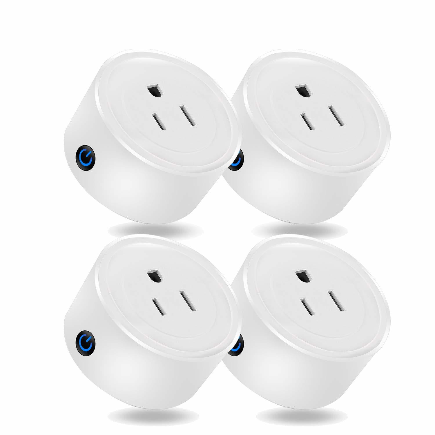 WiOn 50053 Outdoor WiFi Smart Plug-In Yard Stake, 3 Grounded Outlets -  Extension Cords & Surge Protectors