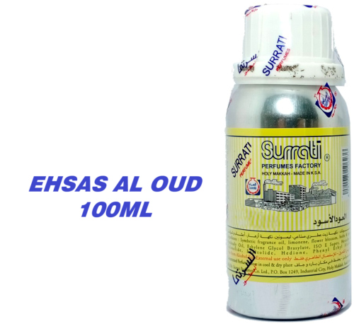 Best Natural Surrati Oil Ehsas Al Oud 100ml Attar Oil Concentrated