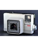 Minolta Autopak 500 Auto Focus 126 Camera w 38mm f2.8 Lens Rare White Co... - $28.00