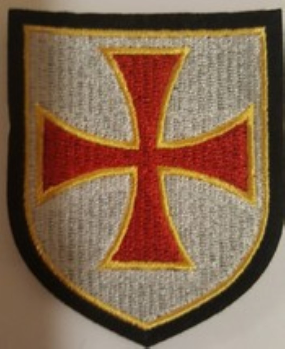 Knight templar christian cross patch  large 