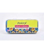 Pidilite Glass Fabric Colour Kit with 3 Unique Floral Design Stencils (A... - $35.99
