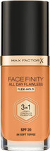 Max Factor Facefinity All Day Flawless long-lasting foundation SPF20 Sof... - $24.74