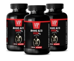 muscle soreness recovery - AMINO ACID 1000mg - prevent muscle wasting 3 Bottles - $42.03