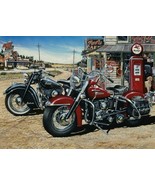 Cobble Hill 1000 Piece Random Cut Puzzle “TWO FOR THE ROAD” Motorcycles ... - $17.82