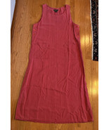 Eddie Bauer Dress Pockets Jumper Sleeveless Tencel Buttons Cottagecore P... - $39.57
