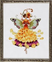 Complete Xstitch Kit with AIDA  &quot;BUTTERCUP NC195&quot; Pixie Blossoms by Nora... - $54.44