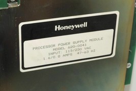 HONEYWELL 620-0041 PROCESSOR POWER SUPPLY MODULE 6200041 image 2