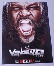 October 23 2011 Vengeance Mine Mark Henry PPV WWE Poster 12x16 2 Sided W... - $29.69