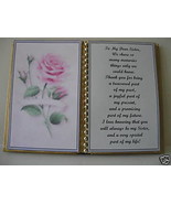 Sister ~ Birthday Gift ~ Mother&#39;s Day Gift~ Christmas Gift ~Pink Rose - $13.50