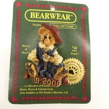 Boyds Bears FOB 2000 Bearwear Pin # 02000-11 WJJ85 - $2.00