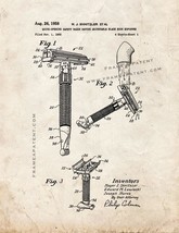 Quick-opening Safety Razor Having Adjustable Blade Edge Exposure Patent Print -  - $7.95+