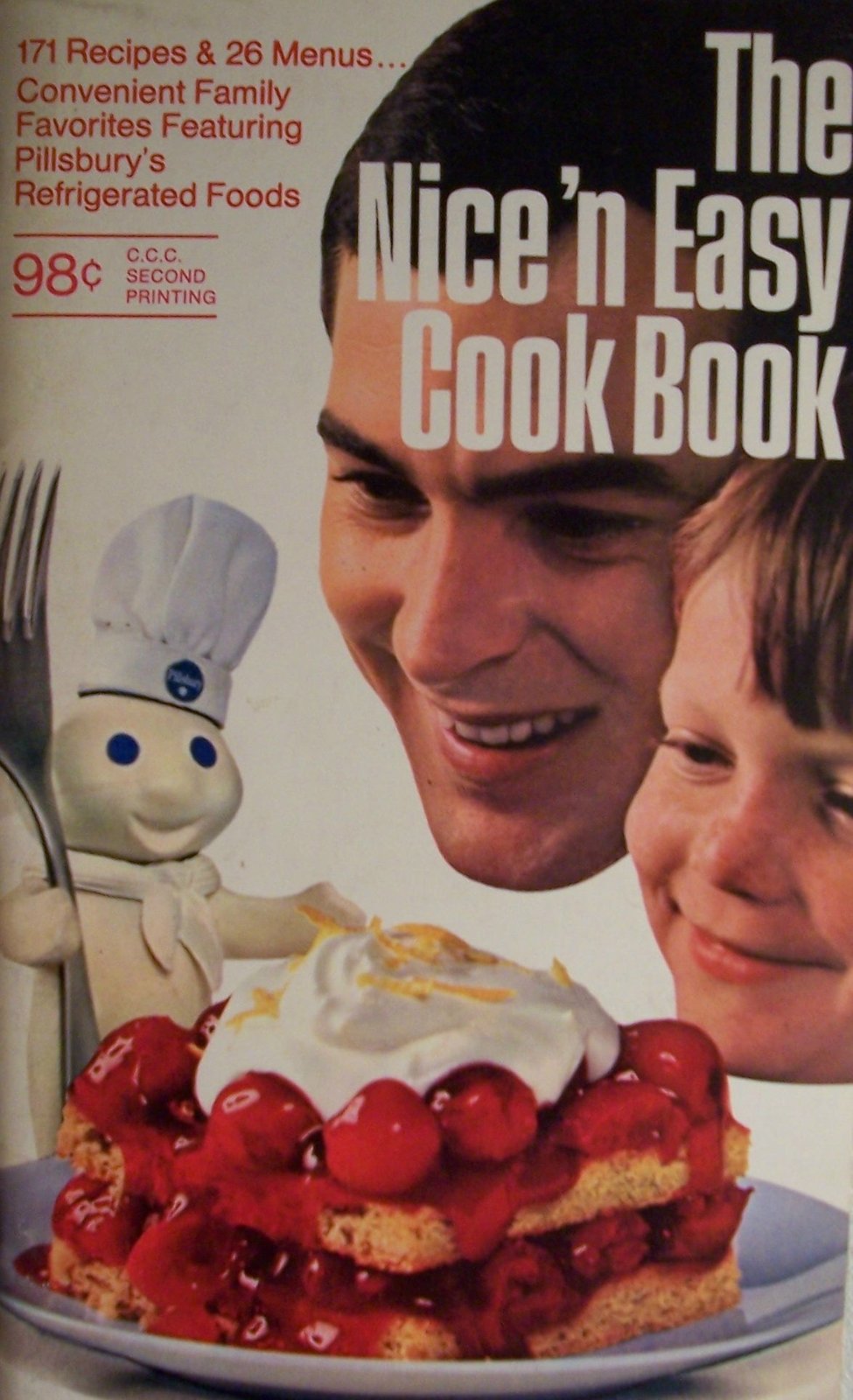 Primary image for Pillsbury The Nice 'n Easy Cook Book [ second printing ] 171 recipes & 26 menus.