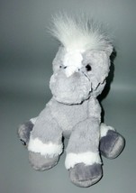 Breyer grey horse Aurora plush stuffed 11&quot; blue bridle - $13.85