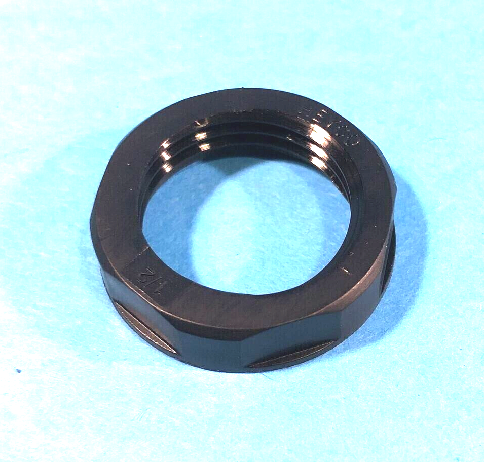 x10 HEYCO 8463 1/2 NPT BLACK LIQUID TIGHT CORD GRIP STRAIN RELIEF NYLON LOCKNUT Cable Joints