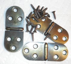 Three Free Westinghouse Rotary Table Hinges For Top Cover w/18 Screws - $12.50