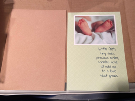 Congratulations New Baby Neutral Recycled paper Greeting Card *NEW* r1 - $4.50