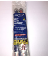 Eastman 0437124 Corrugated Water Heater 24” Connector Set Stainless Stee... - $14.80