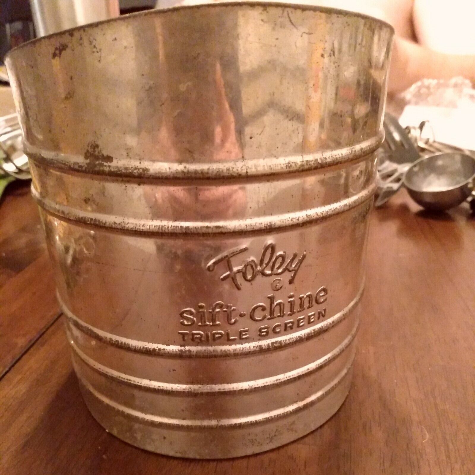 Foley Cake Pan & Lid / Vintage Aluminum Cake Pan With Metal Lid