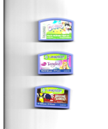 Lot of 3 Leap Frog Leapster Tangled, X-Men, Pets &Pals Video Game Cartridges 3a - $9.78