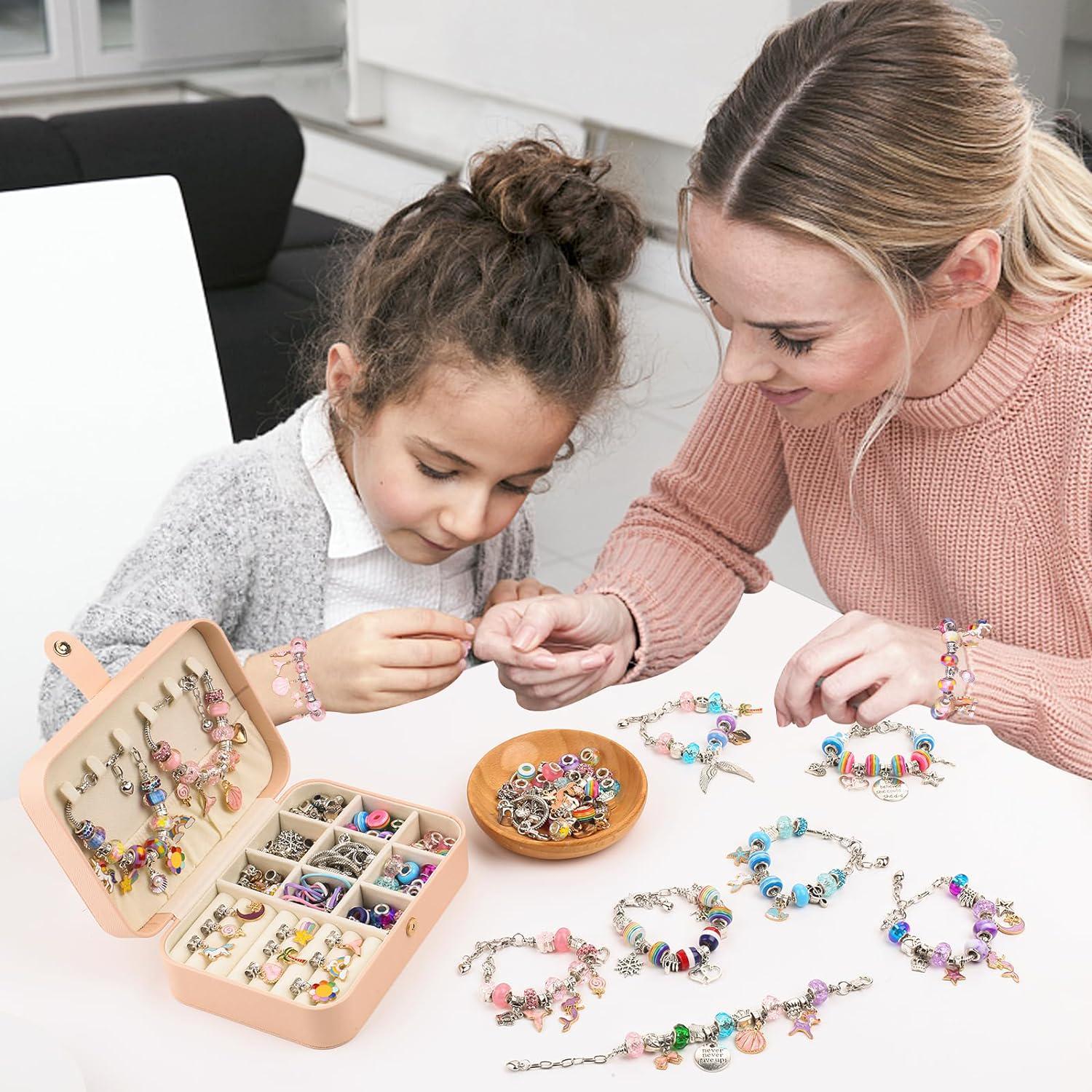 Klmars Bracelet Making Craft Kit for Girls,Jewelry Making Supplies