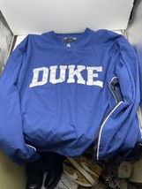 Vintage Duke Blue Devils Champion Pullover Windbreaker Jacket Blue Size XL - $79.19
