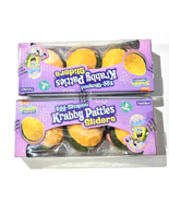 2 Boxes Of 3 Egg Shaped Krabby Patties Sliders Gummy Candy Spongebob - $23.99