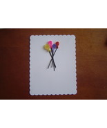 White Handcrafted Paper Quill Balloon Card - $5.95