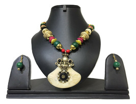 Fashion Necklace Pendant Bib Earrings Statement Heart Chunky Charm Women Jewelry - $10.48