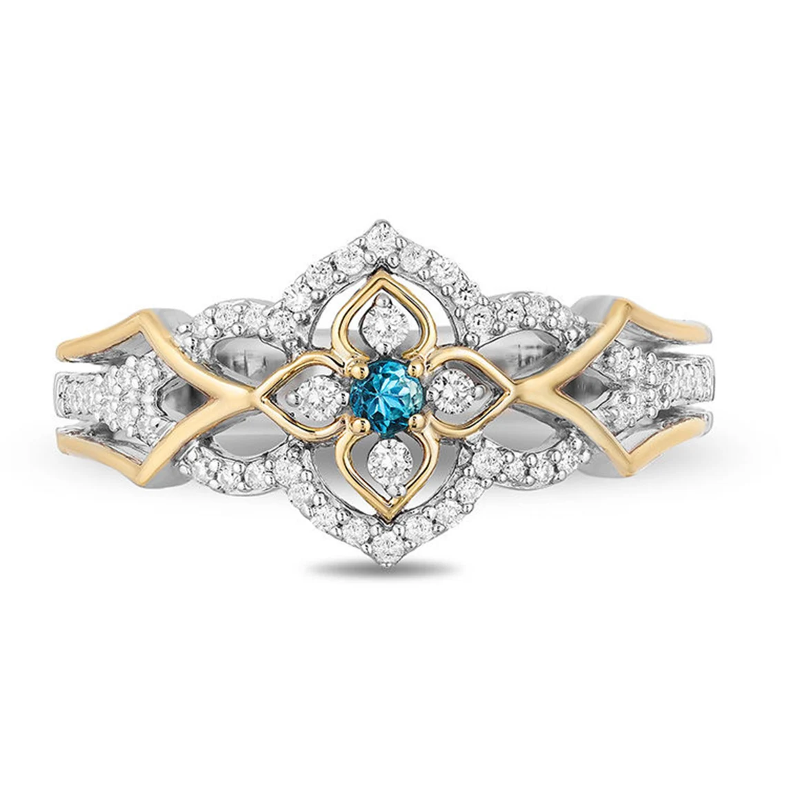 enchanted disney princess jasmine fine jewelry, silver ring, engagement ring