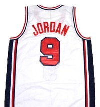 Michael Jordan Custom Team USA Basketball Jersey White Any Size image 5