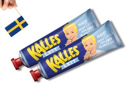 2 Tubes Kalles Kaviar Lätt 190g (6.70 oz.), Swedish Kalles Kaviar Light, Creamed - $14.35
