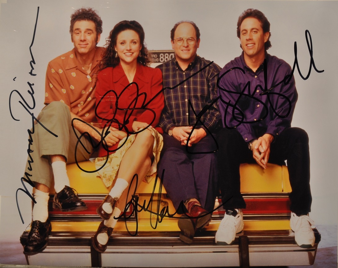 Jason Alexander Seinfeld George Costanza Signed Autographed 8x10 Color -  All Sports Custom Framing