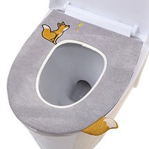 DRAGON SONIC Warm Comfy Soft Fabric Toilet Seat Cover-Y7 - $15.00