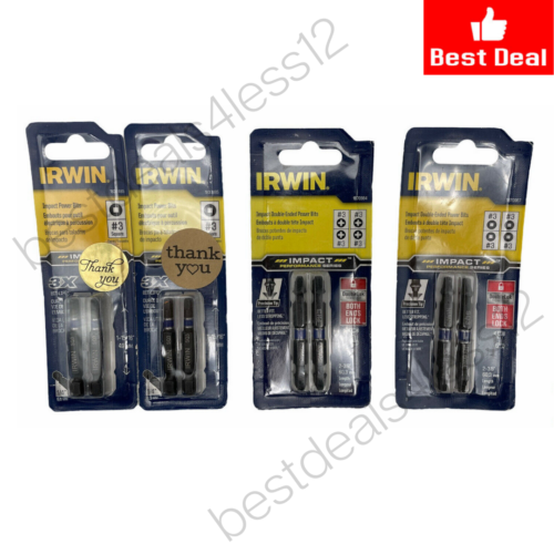 IRWIN #3 Phillips Impact Power Bit Set of 4 (See Pictures) - $15.83