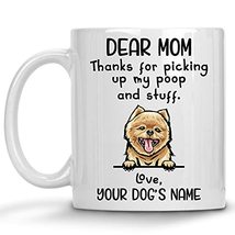 Personalized Pomeranian Coffee Mug, Custom Dog Name, Customized Gifts Fo... - $14.95