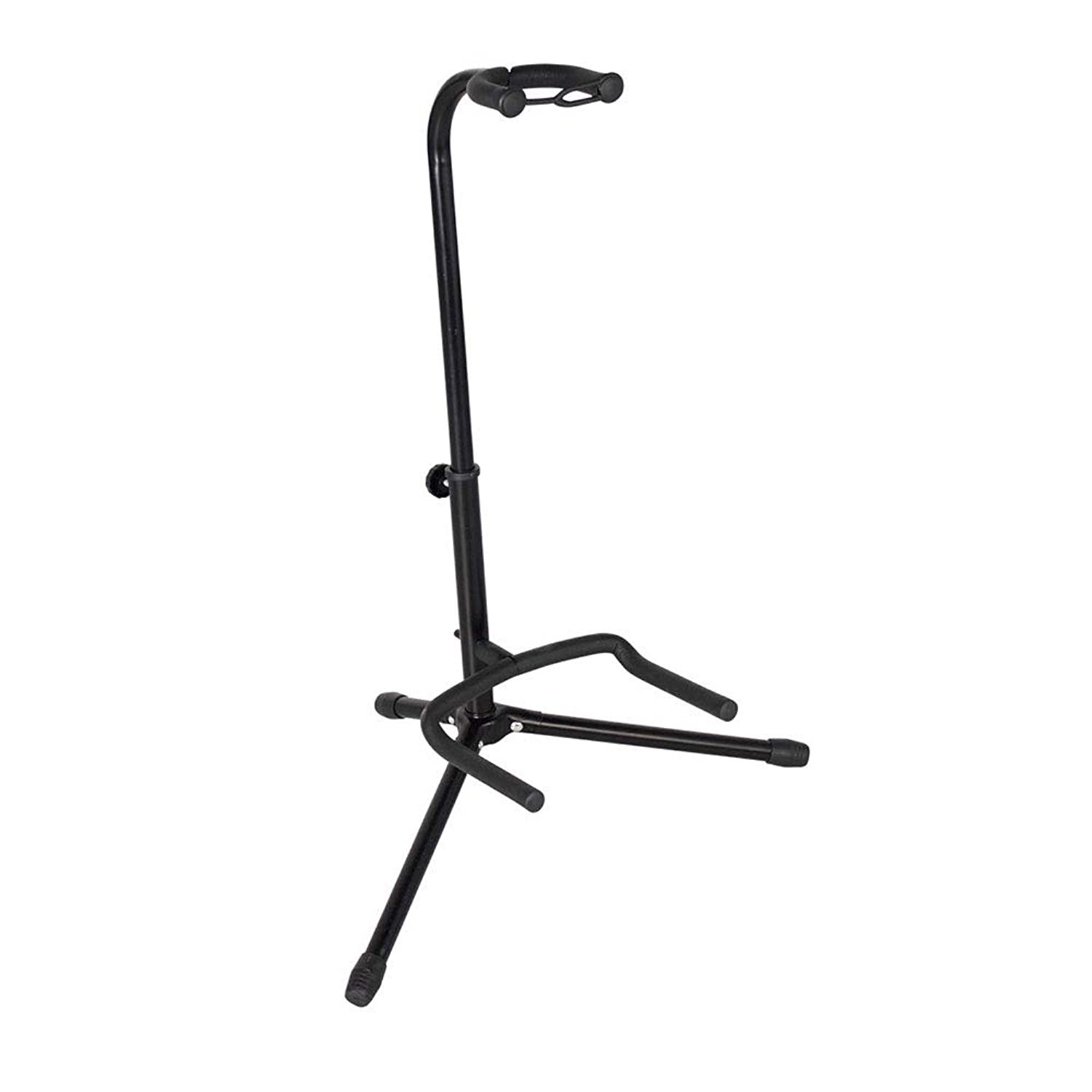GLEAM Guitar Stand - Adjustable for Electric, Acoustic Guitars and Bass,  Guitar Accessories